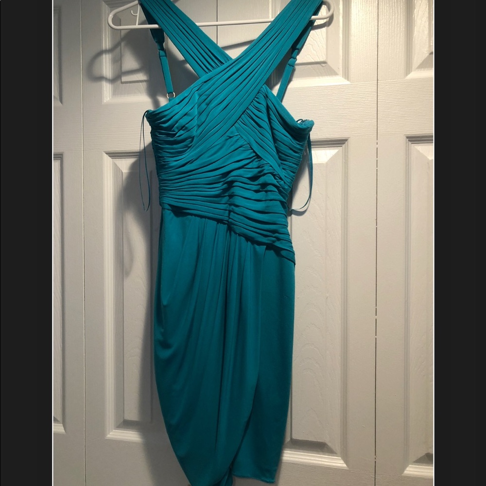 Bcbg teal dress
